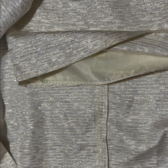 Rare Editions Shimmering Silver Formal Dress - Picture 7 of 14